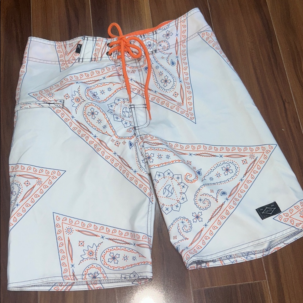 Size 28 Split co rn # 138559 swim trunks bathing suit men’s with zipper pockets